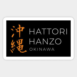 Hattori Hanzo Okinawa - vintage logo Magnet